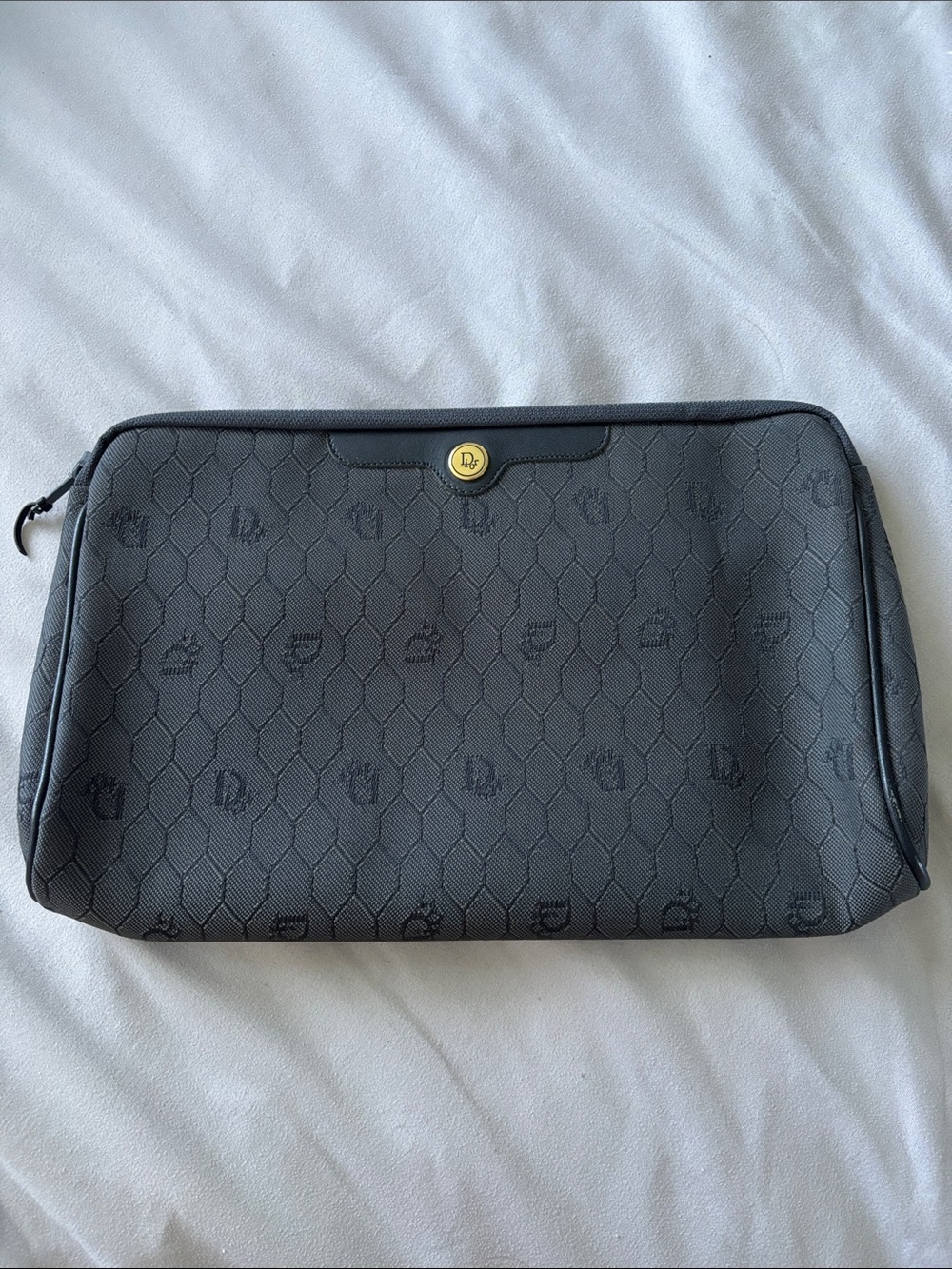 Dior Vintage honeycomb pouch
